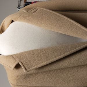 Men's Overcoat in Alpaca Wool with Mohair cut is 34, Size 44/54, Made in Italy